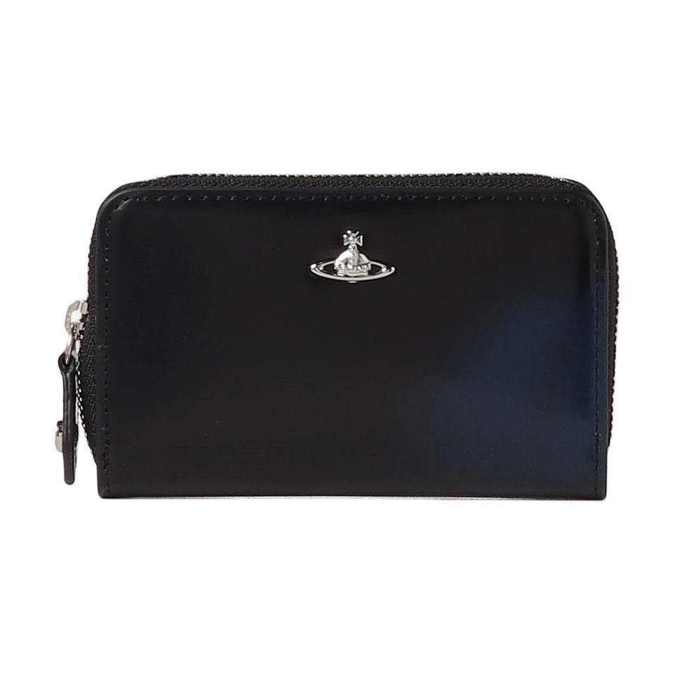 Vivienne Westwood Vivienne Westwood ADVAN Cow Leather Coin Purse Men's Marine Blue