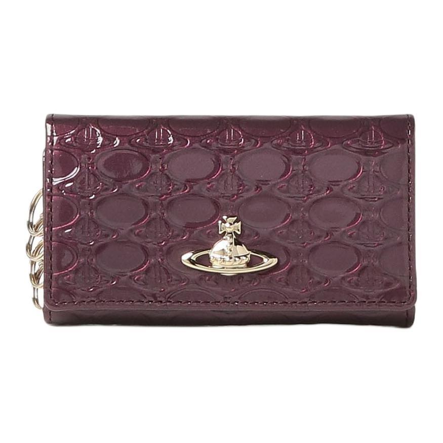 Vivienne Westwood Vivienne Westwood Cow Leather Key Pouch Women's Bordeaux Color