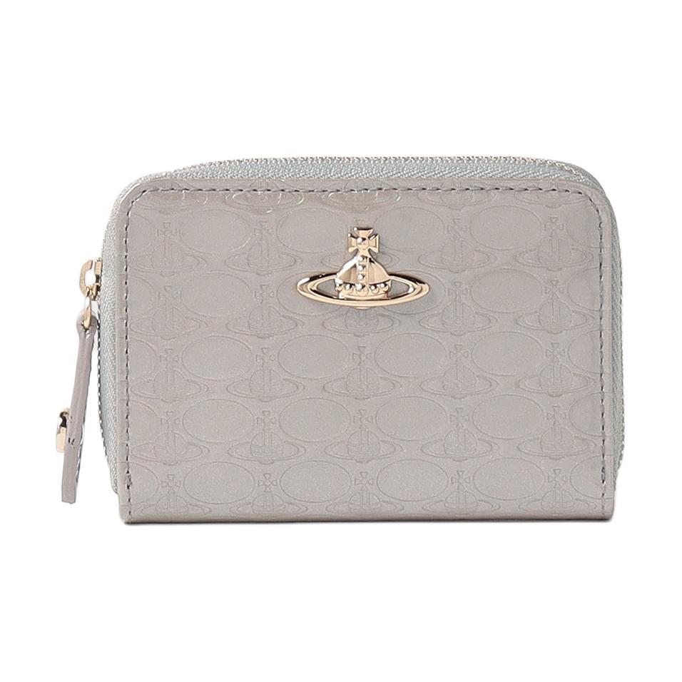 Vivienne Westwood Vivienne Westwood Cow Leather Coin Purse Women's Gray
