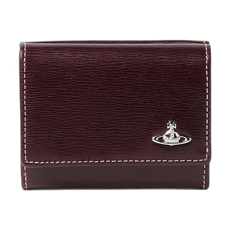 Vivienne Westwood Vivienne Westwood Cow Leather Wallet Men's Bordeaux Red