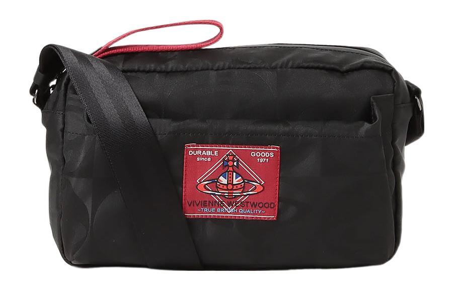 Vivienne Westwood Vivienne Westwood Polyester With Cow Leather Crossbody Bag Shoulder Bag Women's Black