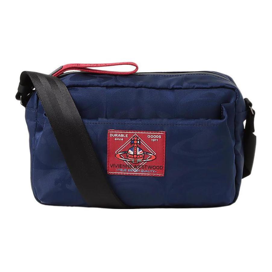 Vivienne Westwood Vivienne Westwood Polyester With Calfskin Crossbody Bag Shoulder Bag Women's Marine Blue
