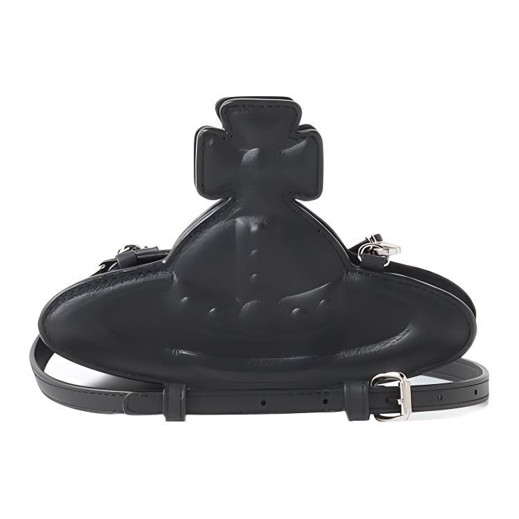 Vivienne Westwood Vivienne Westwood Calfskin Shoulder Bag Regular Men's Black