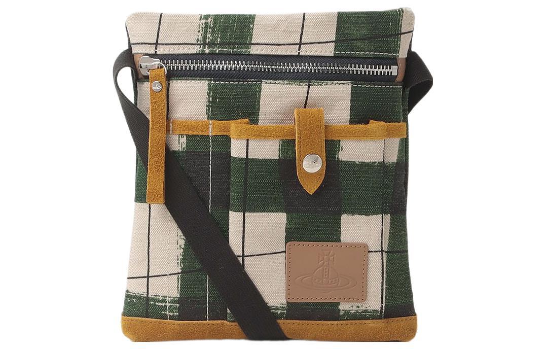 Vivienne Westwood Vivienne Westwood Cotton Shoulder Bag Men's Green