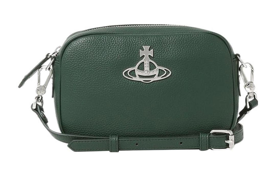 Vivienne Westwood Vivienne Westwood ANNA Grained Leather Shoulder Bag Women's Green