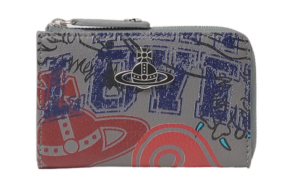 Vivienne Westwood Vivienne Westwood Cow Leather Wallet Women's Gray