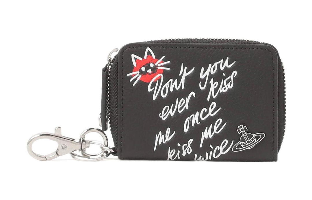 Vivienne Westwood Vivienne Westwood Cow Leather Coin Purse Women's Black