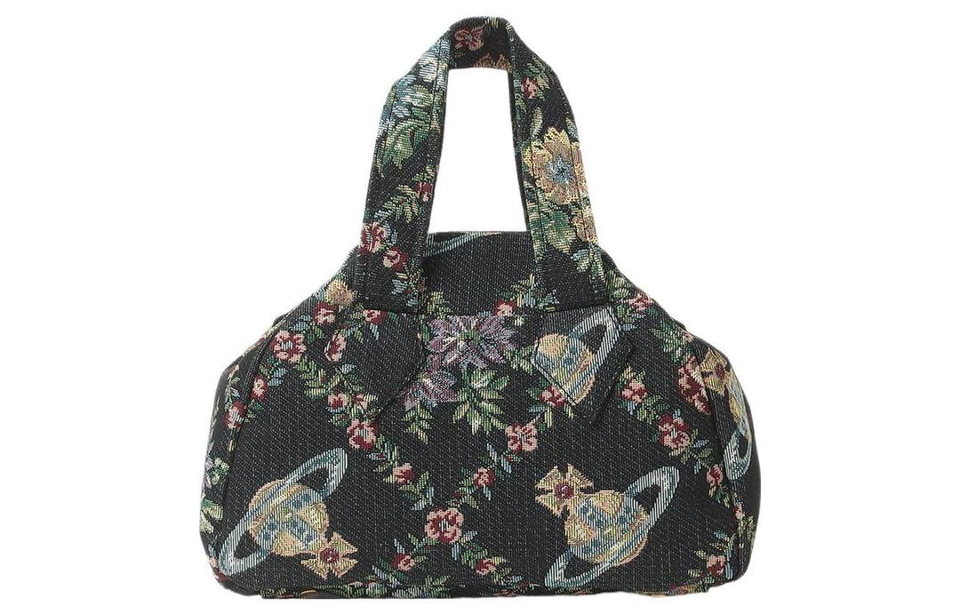Vivienne Westwood Vivienne Westwood Cotton Fabric Handbag Women's Black