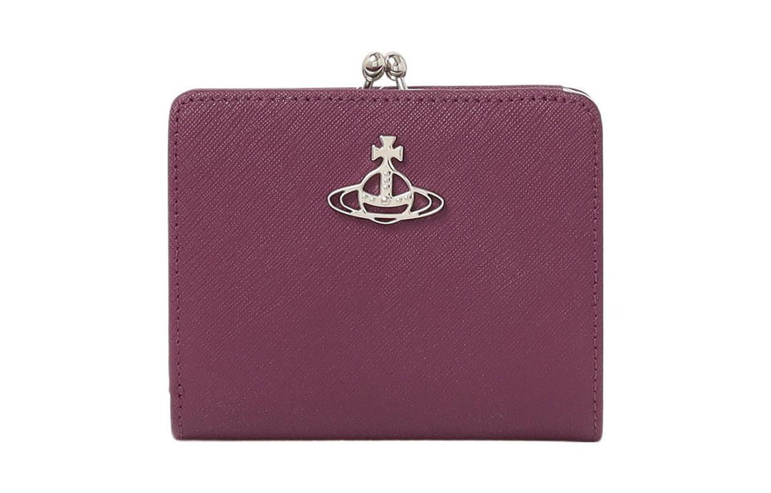 Vivienne Westwood Vivienne Westwood Cow Leather Wallet Women's Purple