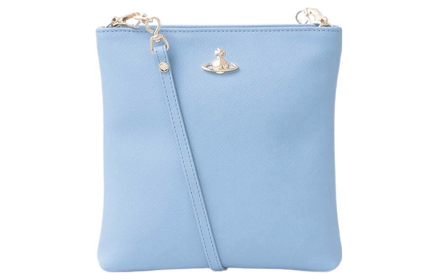 Vivienne Westwood Vivienne Westwood Cow Leather Crossbody Bag Shoulder Bag Women's Light Blue