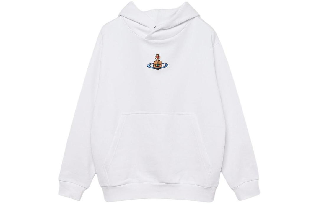 Vivienne Westwood Vivienne Westwood Orb-embroidered Organic-cotton Hoodie