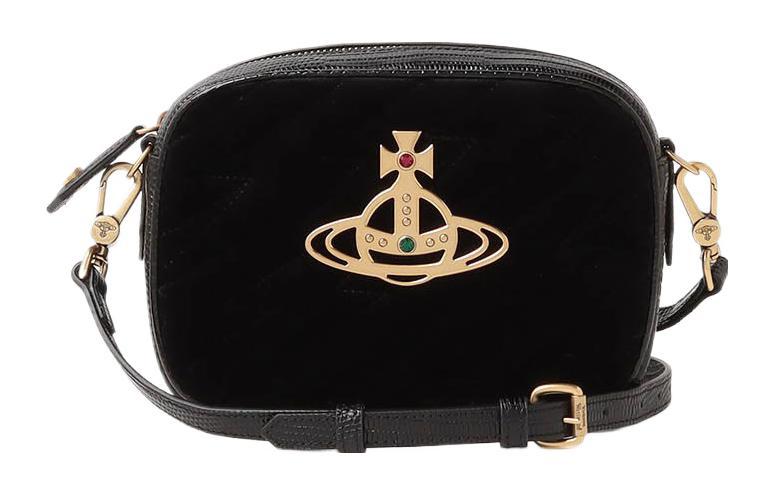 Vivienne Westwood Vivienne Westwood ANNA Leather Shoulder Bag Women's Black