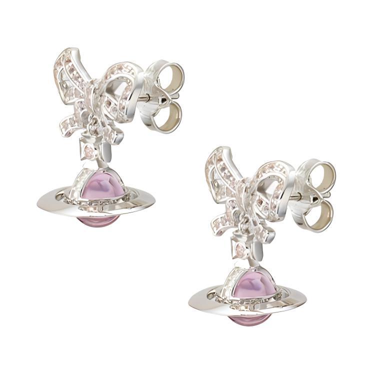 Vivienne Westwood Vivienne Westwood - Earrings Women's Silver/Pink Ball