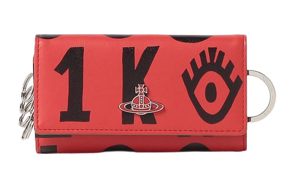 Vivienne Westwood Vivienne Westwood Cow Leather Key Pouch Women's Red