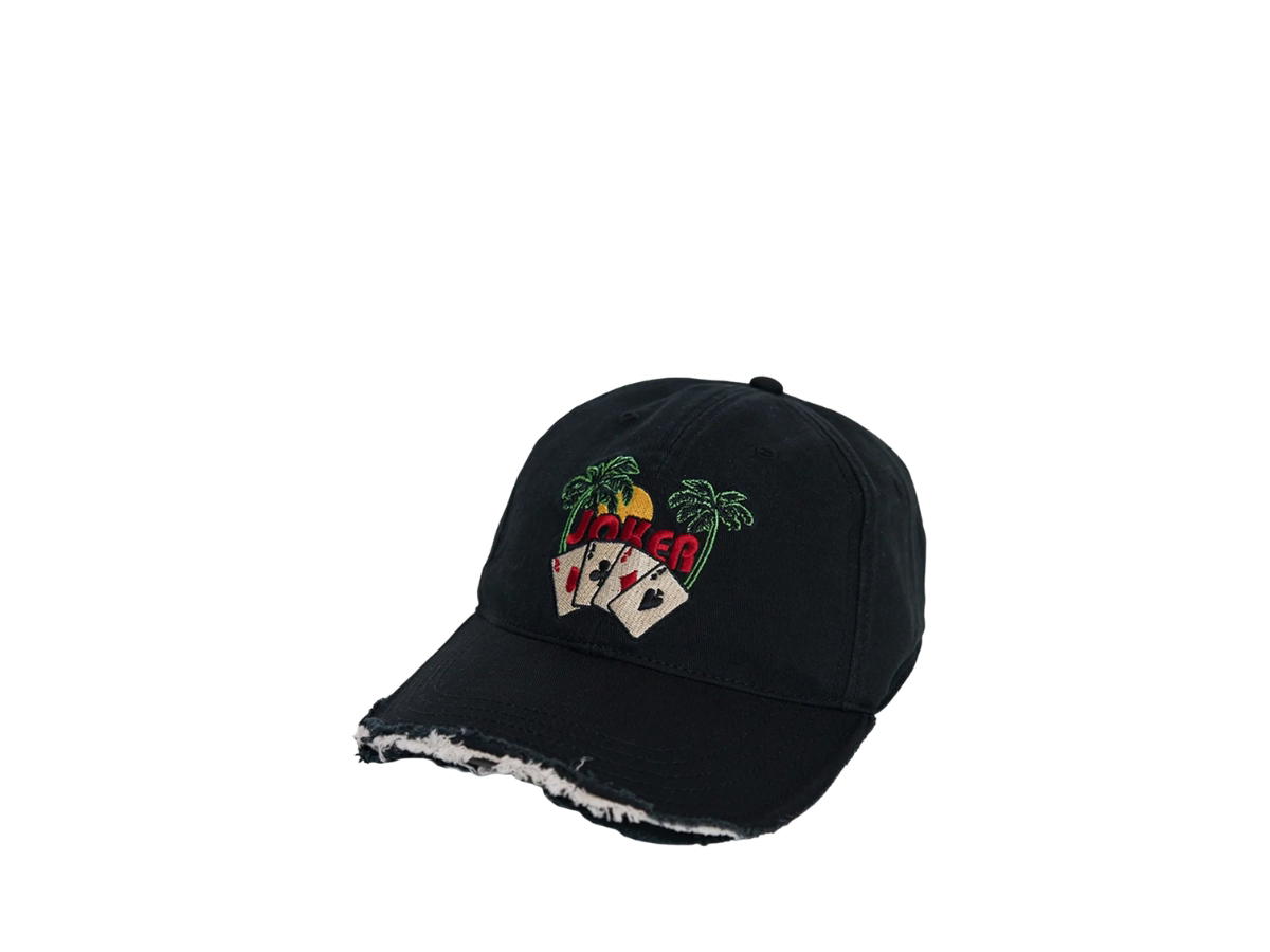 Buy Martine Rose Joker Roll Back Cap Black at Sasom – Authentic and Ready to Ship