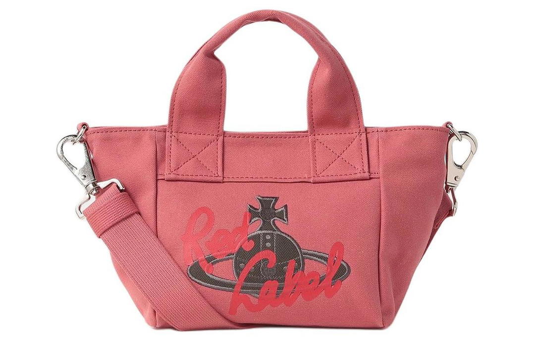 Vivienne Westwood Vivienne Westwood Cotton Canvas Canvas Bag Shoulder Bag Crossbody Bag Handbag Mini Women's Pink