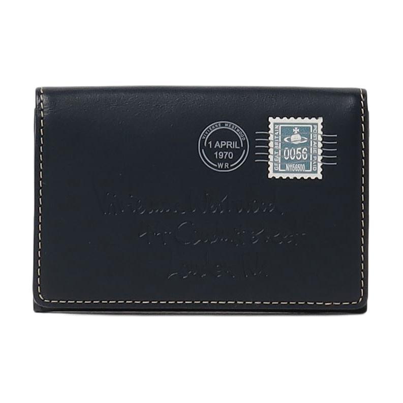 Vivienne Westwood Vivienne Westwood Cow Leather Card Holder Women's Marine Blue