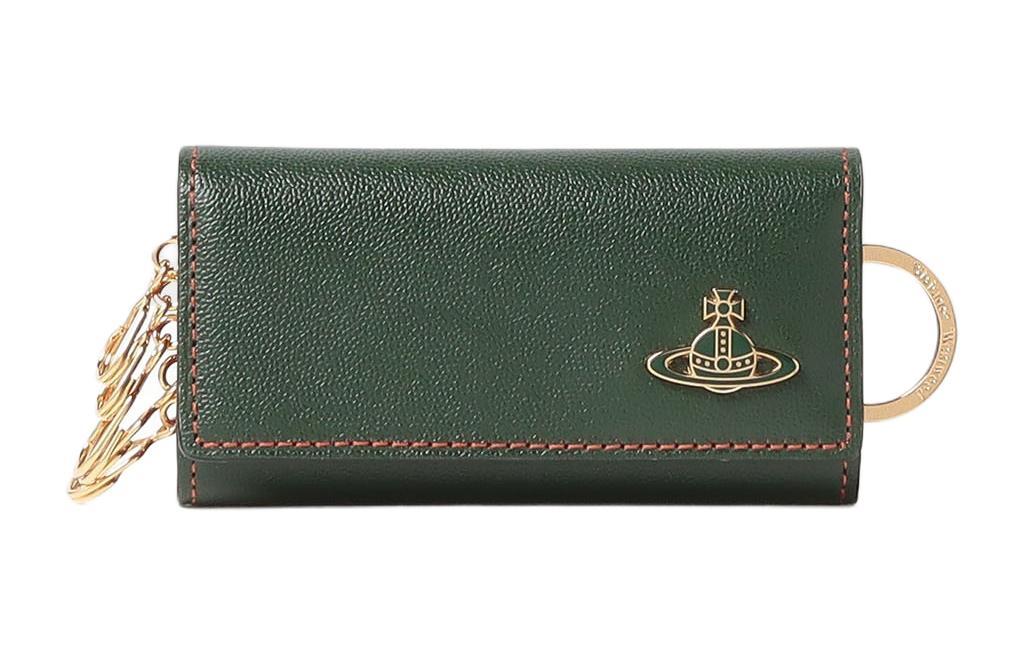 Vivienne Westwood Vivienne Westwood Cow Leather Key Pouch Men's Green