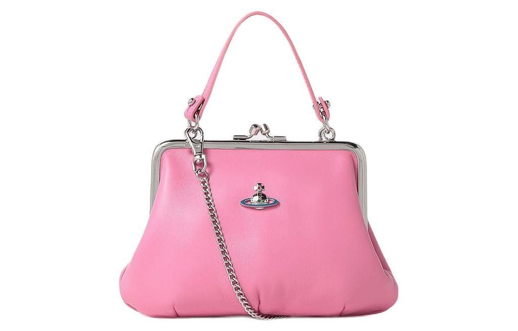 Vivienne Westwood Vivienne Westwood Sheepskin Portable Crossbody Bag Shoulder Bag Mini Women's Pink