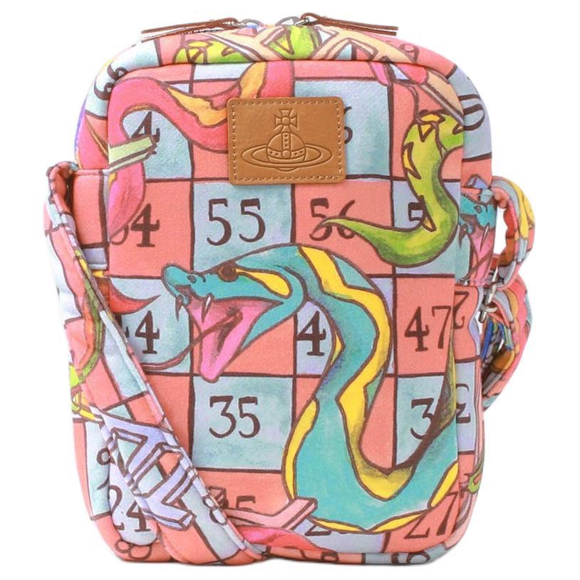 Vivienne Westwood Vivienne Westwood Cotton Fabric Crossbody Bag Shoulder Bag Unisex Red