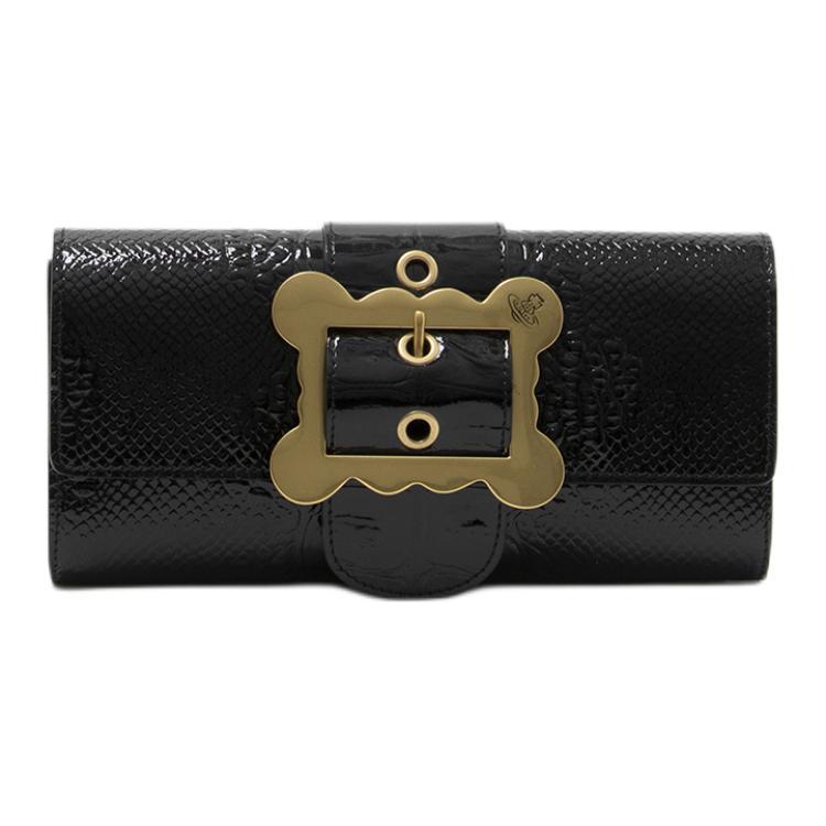 Vivienne Westwood Vivienne Westwood Cow Leather Clutch Women's Black