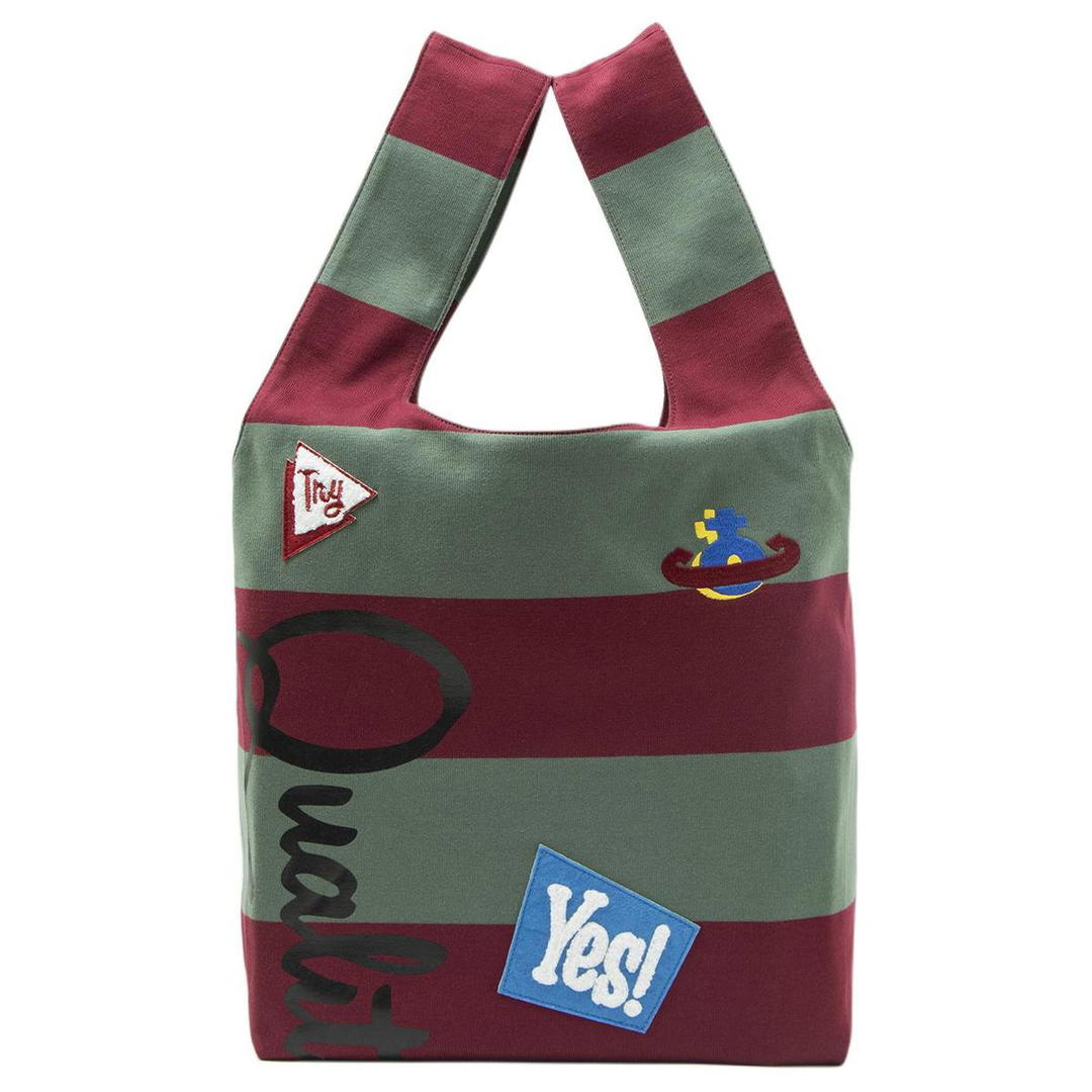 Vivienne Westwood Vivienne Westwood Cotton Handbag Large Size Women's Khaki