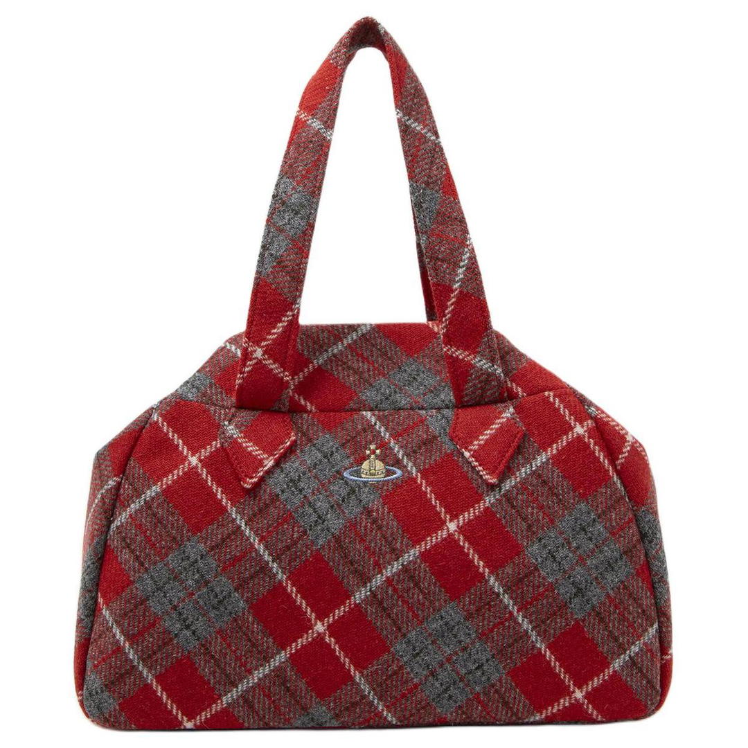 Vivienne Westwood Vivienne Westwood Tweed One Shoulder Handbags Large Size Women's Red
