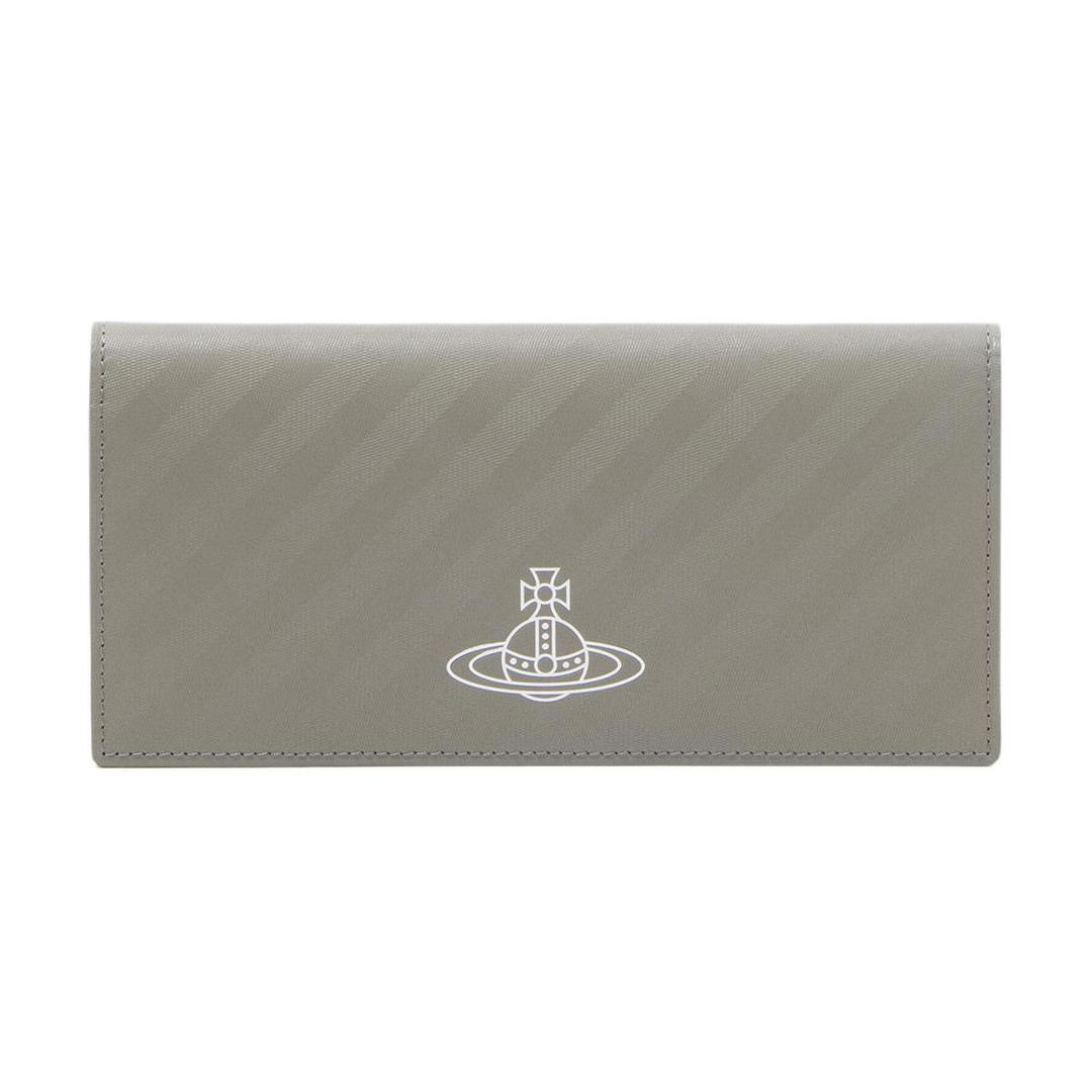 Vivienne Westwood Vivienne Westwood EMBOSSED Cow Leather Wallet Women's Gray