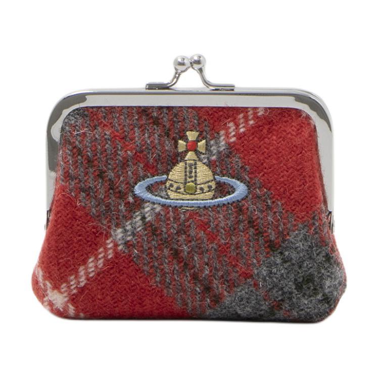 Vivienne Westwood Vivienne Westwood Tweed Coin Purse Women's Red