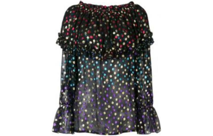 Saint Laurent Saint Laurent Fil coupé Blouse