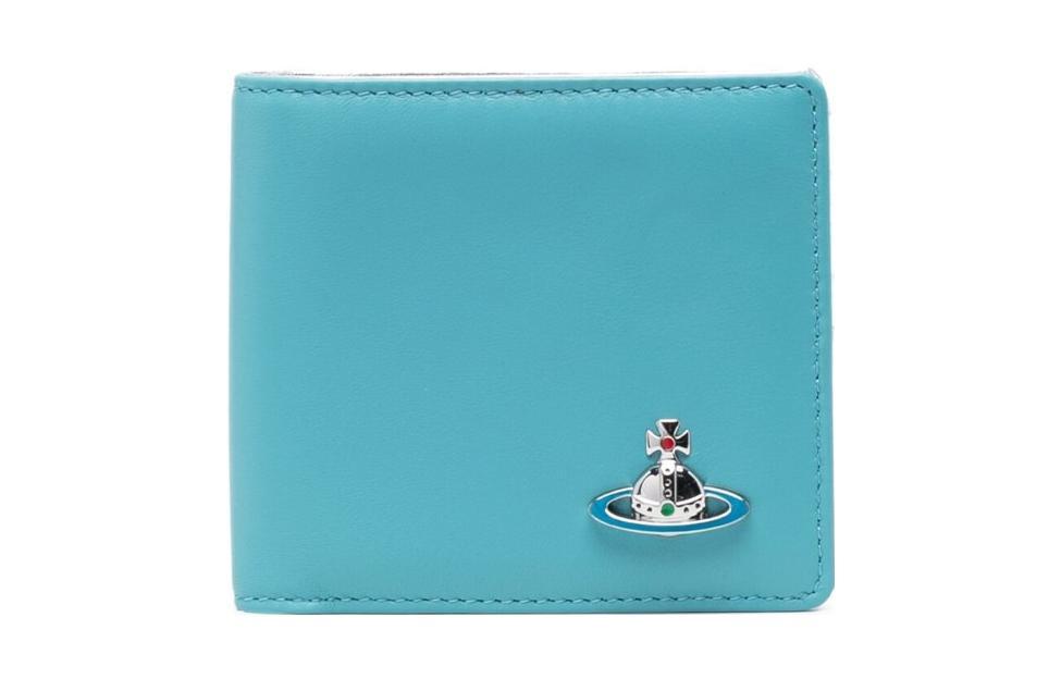 Vivienne Westwood Vivienne Westwood Nappa Leather Wallet Women's Aqua Blue
