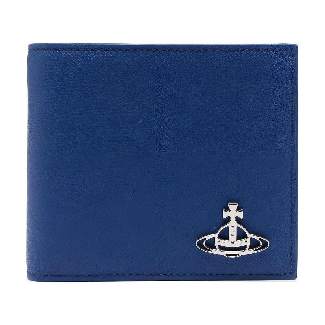 Vivienne Westwood Vivienne Westwood Calfskin Wallet Men's Navy