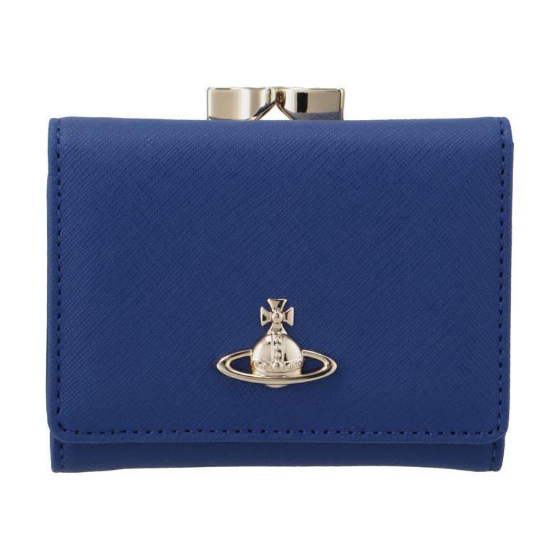 Vivienne Westwood Vivienne Westwood Cow Leather Wallet Women's Blue