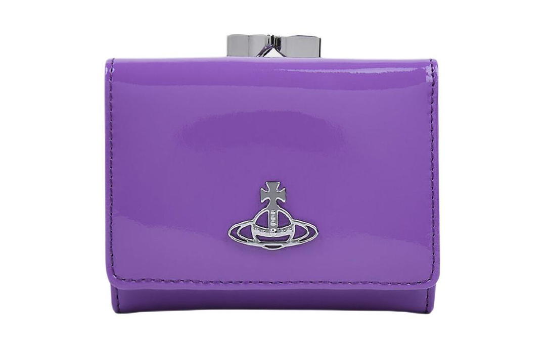Vivienne Westwood Vivienne Westwood Cow Leather Wallet Women's Purple