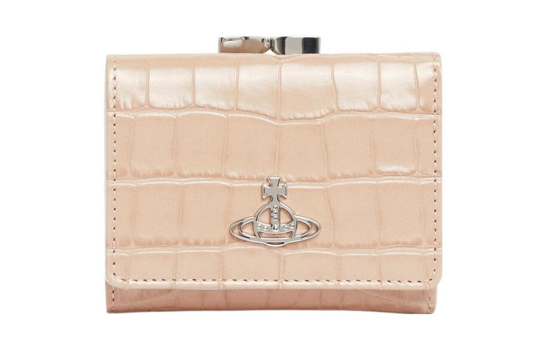 Vivienne Westwood Vivienne Westwood Calfskin Wallet Women's Cream Pink