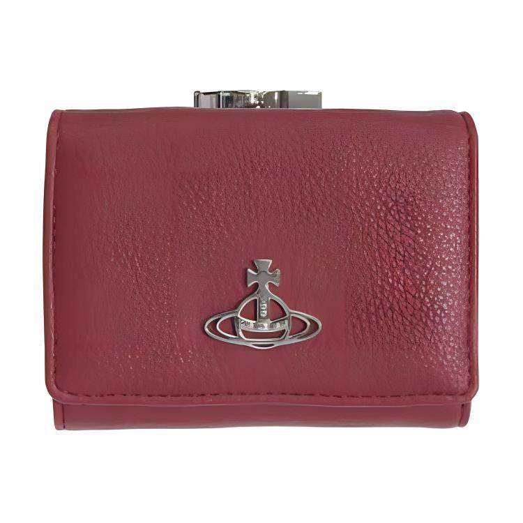 Vivienne Westwood Vivienne Westwood Grained Leather Wallet Women's Red