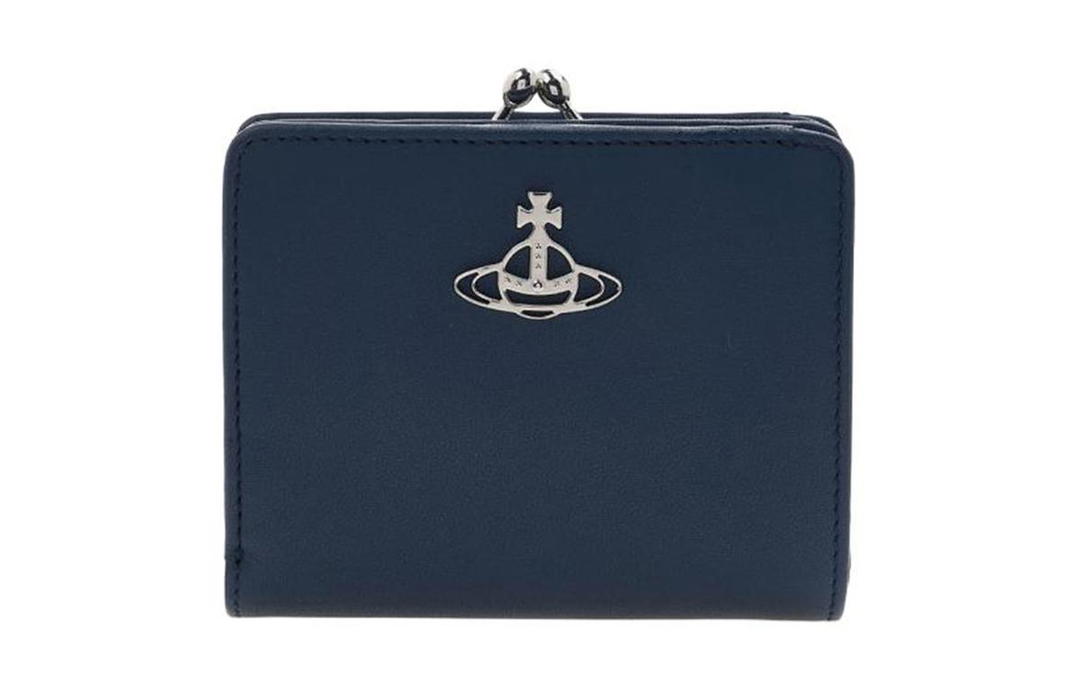 Vivienne Westwood Vivienne Westwood Cow Leather Card Holder Women's Dark Blue