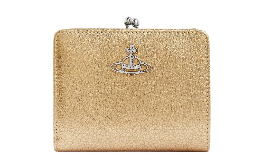 Vivienne Westwood Vivienne Westwood Calfskin Wallet Women's Gold