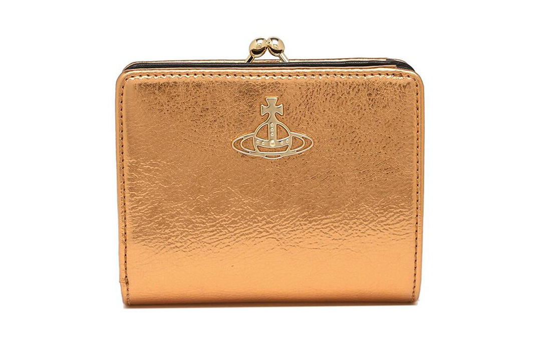 Vivienne Westwood Vivienne Westwood Synthetic Leather Wallet Regular Women's Gold