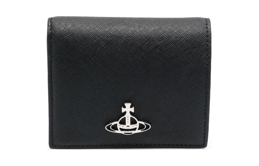 Vivienne Westwood Vivienne Westwood Calfskin Wallet Unisex Black