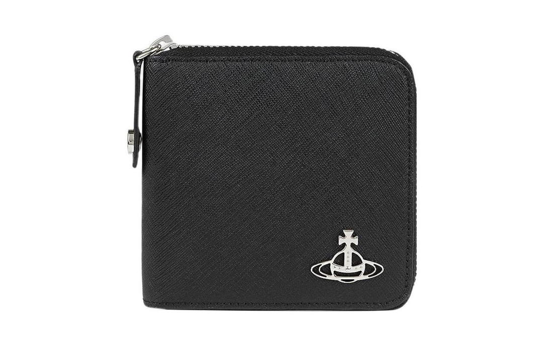 Vivienne Westwood Vivienne Westwood Saffiano Cow Leather Coin Purse Women's Black
