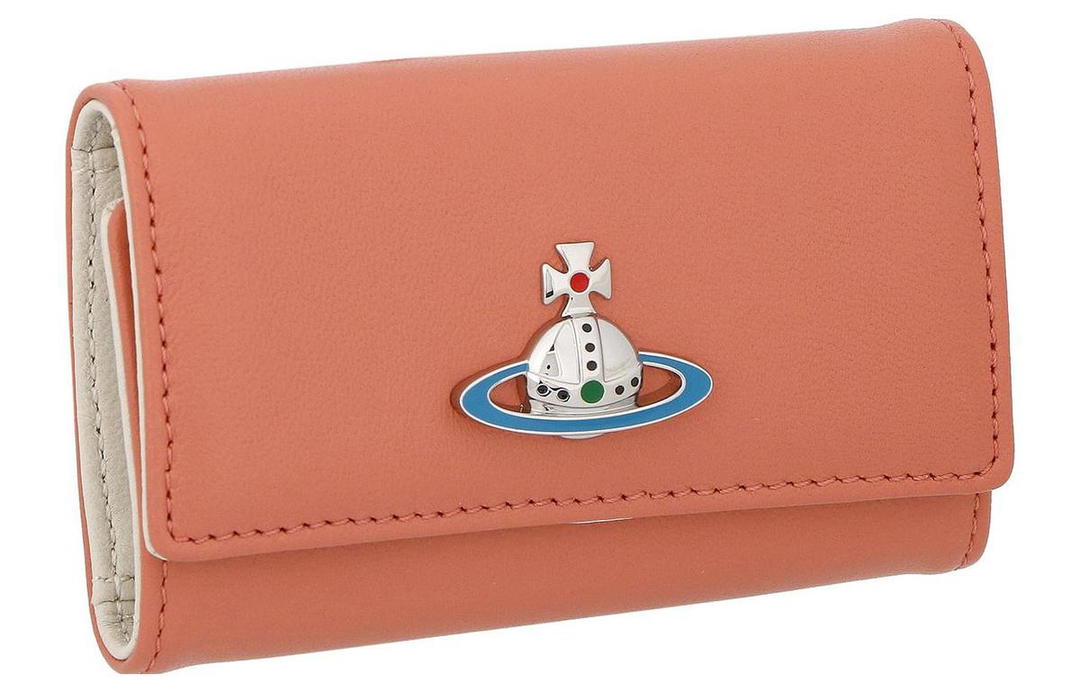 Vivienne Westwood Vivienne Westwood Leather Key Pouch Regular Women's Pink