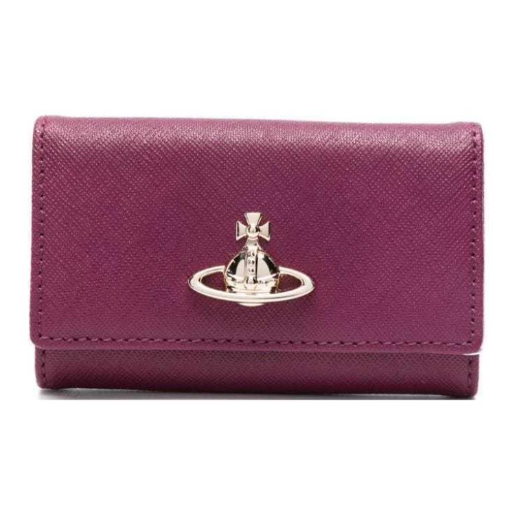 Vivienne Westwood Vivienne Westwood Leather Key Pouches Unisex Purple