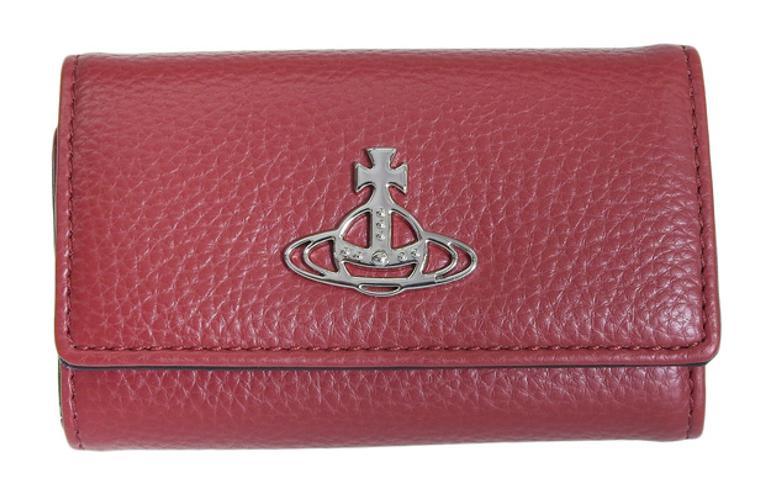 Vivienne Westwood Vivienne Westwood Grain Leather Key Pouch Women's Red