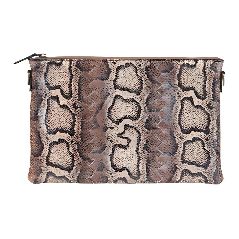 Bottega Veneta Bottega Veneta Genuine Leather Clutch Women's Brown