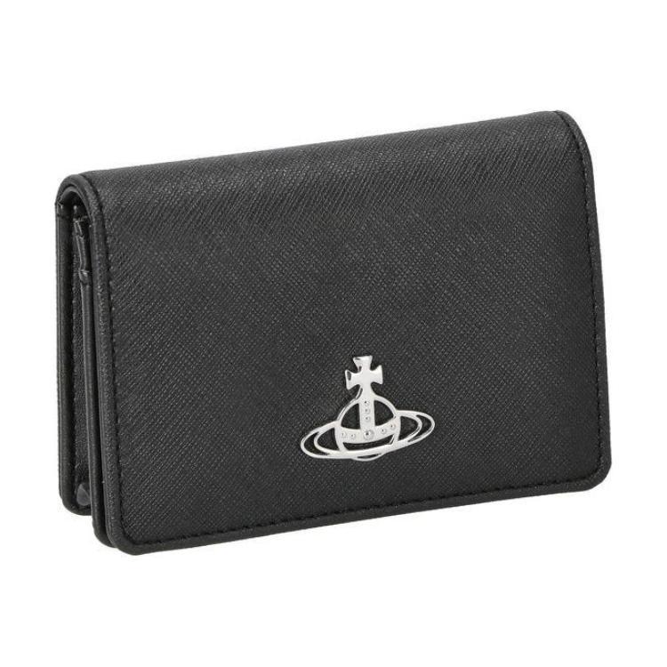 Vivienne Westwood Vivienne Westwood Leather Key Pouch Wallets Regular Women's Black