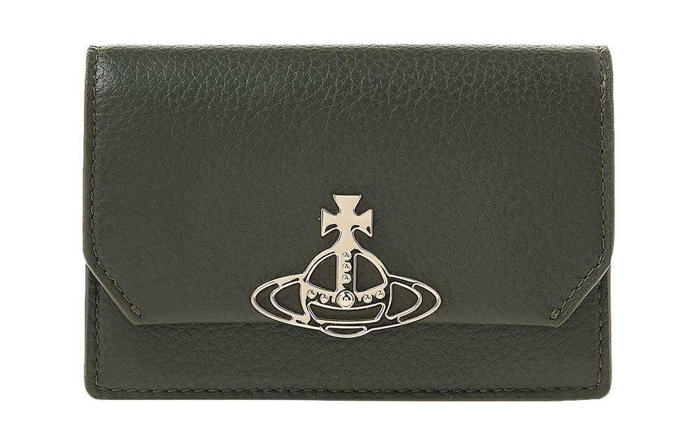 Vivienne Westwood Vivienne Westwood Grained Leather Wallet Women's Green