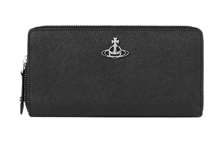 Vivienne Westwood Vivienne Westwood Saffiano Cow Leather Wallet Women's Black