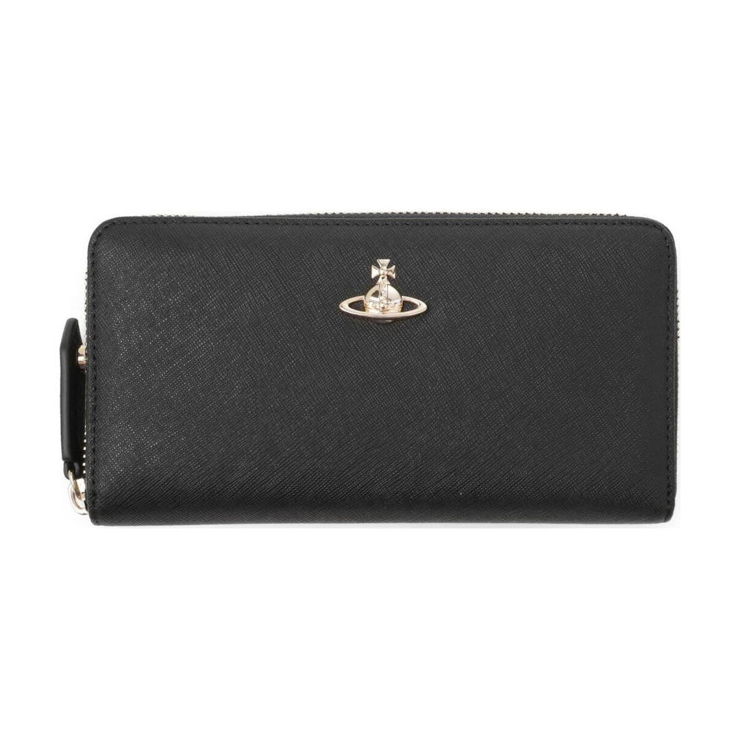 Vivienne Westwood Vivienne Westwood Saffiano Leather Wallet Women's Black