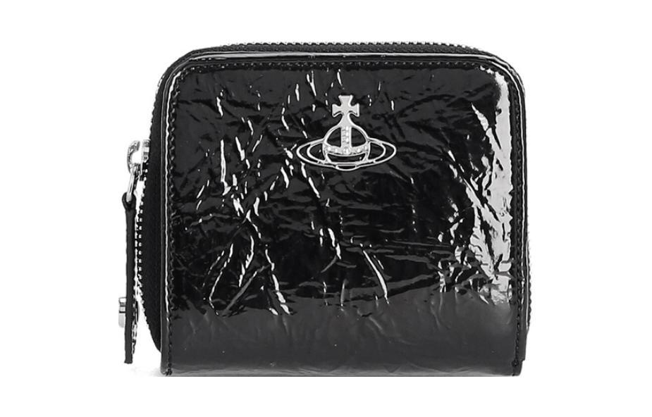 Vivienne Westwood Vivienne Westwood Leather With Fabric Wallet Women's Black